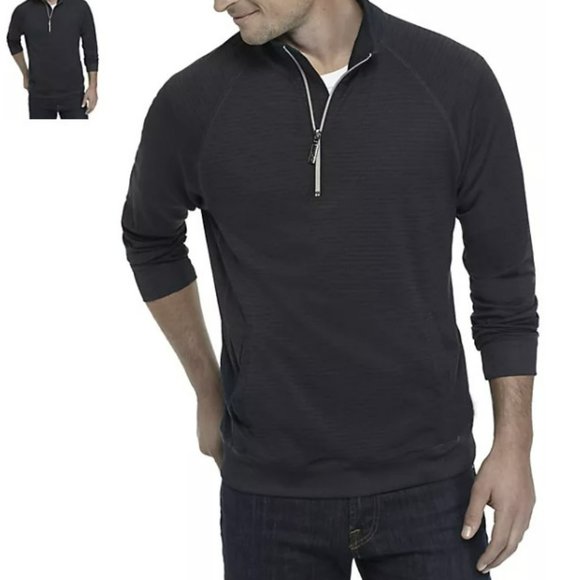 Tommy Bahama Other - NWT Tommy Bahama Elite Pro Half Zip in Dark Coal Gray